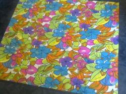 Lovely Retro Small Colourful Tablecloth B