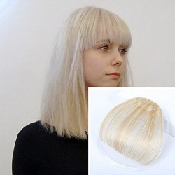 Hongze Goessom Human Hair Extensions 613 Bleach Blonde Clip On Air
