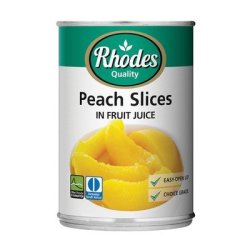 Rhodes Peach Slices Juice 410G