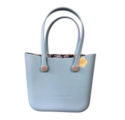 Silicone Tote Bag With Floral Detailing