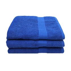 Eqyptian Collection Towel -440GSM -bath Towel -pack Of 3 -royal Blue