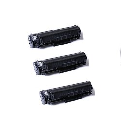 Compatible Compatible Toner Cartridge Replacement For Hp Q2612A Black -3PK