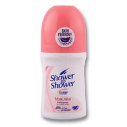 Shower To Shower Roll On 50ML - Musk Alive
