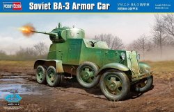 - 1 35 - Soviet BA-3 Armoured Car Plastic Model Kit
