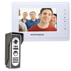 Ennio SY819M11 7 Inch Tft Video Door Phone Doorbell Intercom Kit With 1 Camera 1 Mon