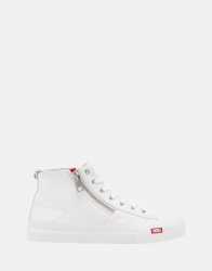 Deals on Diesel S-athos Zip Sneakers - UK11 White | Compare Prices ...