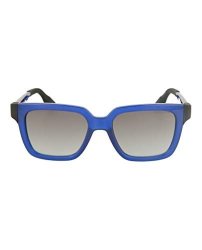 Sunglasses Mcq MQ0014S-003 Blue Smoke Blue