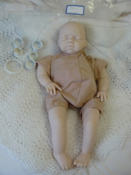 Reborn Unpainted Baby Doll Kit Amber
