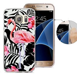 Samsung S7 Case Galaxy S7 Case Viwell Design Pattern Case High Impact Protective Case For Samsung Galaxy S7 Case Pink Flamingo