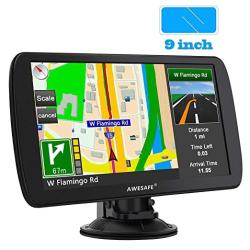 Awesafe Car Gps 9 Inch Touch Screen Gps Navigation For Car North America Map Free Update