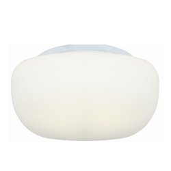 Cheese Square Ceiling Light 250MM White