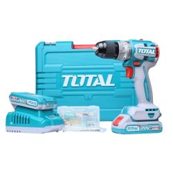 Total Tools Total - Lithium-ion Compact Brushless Impact Drill Kit - 20V - 60NM