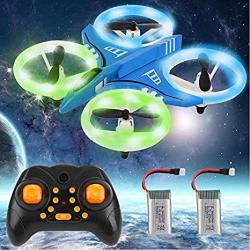 Dwi Dowellin MINI Drone Crash Proof Rc Quadcopter One Key Take Off Flips Rolls Nano Drones Toys For Kids Beginners Children Boys And Girls