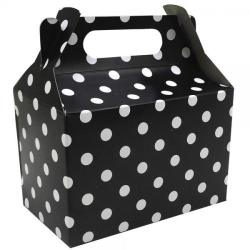 Black Dotted Party Box