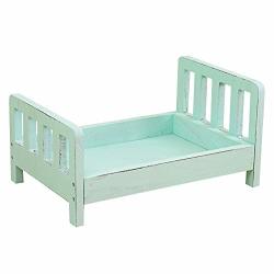 Wooden Baby Cot Newborn Small Wooden Bed 42X28.5X21.5CM Detachable Simple To Assemble Multiple Colour For Newborn Baby Photography