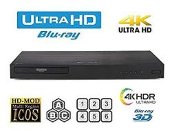 New LG UBK90 Uhd Streaming - 4K - 2D 3D - Region Free Blu-ray Disc DVD Player - Pal ntsc - USB - 100-240V 50 60HZ For