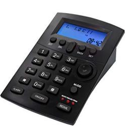 KerLiTar K-P042 Call Center Phone Dialpad Corded Telephone With Headset Caller Id Landline Home Office Desk Phone For Business Noise Cancellation