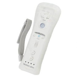Wii Wii U Wiimote 2in1 Remote Controller With Built-in Motion Plus Cover Strap White