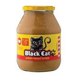 Black Cat Smooth Peanut Butter No Sugar & Salt 800G