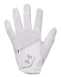 Women's Ua Iso-chill Golf Glove - White Lmd