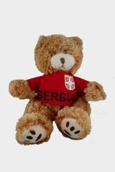 Serbia Fifa World Cup Small 10" Jersey Bear.. Great Quality .. New