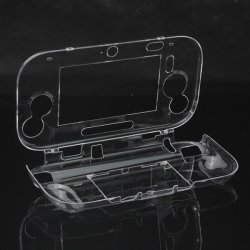 Protective Crystal Hard Case Cover For Nintendo Wii U Gamepad Transparent