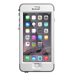 Lifeproof Nuud Iphone 6 Plus Only Waterproof Case 5.5" Version - Retail Packaging - Avalanche Bright White cool Grey