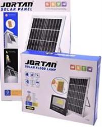 Jortam 400W Solar Flood Lamp With Solar Panel – High Quality Die Cast Aluminium Housing With Glass Includes Remote Control Rechargeable Flood Lamp