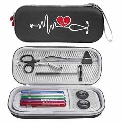 Hijiao Hard Case For 3M Littmann Classic And Accessories Black
