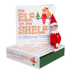 Elf On The Shelf:a Christmas Tradition Blue-eyed Boy Scout Elf