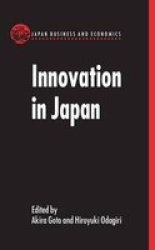 Innovation In Japan Hardcover