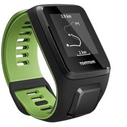 Tomtom Runner 3 Cardio Watch - Black & Green Small