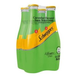 Schweppes Tonic Water Cucumber 200ML X 4