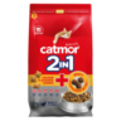 Catmor 2-IN-1 Chicken Flavoured Chunks & Beefy Flavoured Bites Adult Cat Food 1.5KG