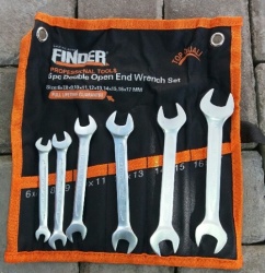 Spanners Set 6pc Finder From Size 6 To 17 Open End Wrench Set Tool Set