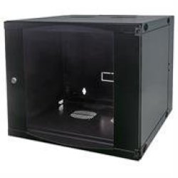 Intellinet 19 Inch Double Section 6U Wall Mount Cabinet-flat Pack Black Dimensions 327 H X 540 W X 450 D Mm Usable Depth: 235