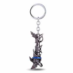 Value-smart-toys - Game Gifts League Of Jinx Cannon Lol Keychain Gray Key Rings Key Chain Jewelry Fans Promotion Dropshipping Favorite Gifts