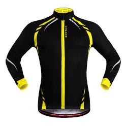 Wosawe BC274 Unisex Thermal Biking Jersey Long Sleeve Sportswear Outdoor Cycling Clothes Size: Xx...