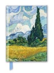 Van Gogh: Wheat Field With Cypresses Foiled Journal Notebook Blank Book