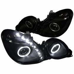 Spec-D Tuning For Lexus GS430 GS400 GS300 Black Smoke LED Halo Projector Headlights Pair