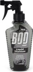 Bod Man Liquid Titanium Fragrance Body Spray 240ML - Parallel Import