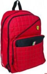 Ferrari Expandable Backpack in Red