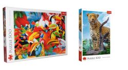 Wild Leopard & Colourful Bird Puzzle