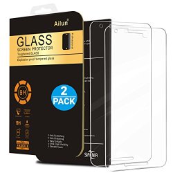 Nexus 5x Screen Protector 2packs By Ailun Tempered Glass For Lg Google 5x 2.5d Edge Ultra Clear Bubble Free Anti-scratch&fingerprint&oil Stain Coating Case Friendly-siania