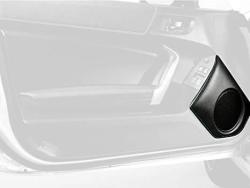 Redlinegoods Door Speaker Bezel Cover Compatible With Scion Fr-s 2012-16. Black Leather-black Thread