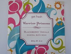 Get Fresh Warrior Princess Mineral Bath Soak Blackberry Vanilla