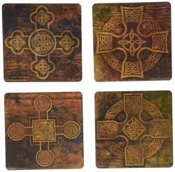 Celtic Crosses Absorbent Coasters