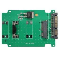 MINI Pci-e Msata SSD 50MM To 2.5 Inch SATAIII 7 Pin 15 Pin Adapter Converter Card