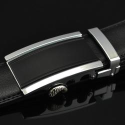 Genuine Leather Automatic Buckle Formal Belt