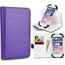 Cooper Cases Tm Engage Nokia Lumia 930 1020 Icon Smartphone Wallet Case In Purple white Universal Rotating Frame For Rear-camera Access Card Slots Slip Pockets